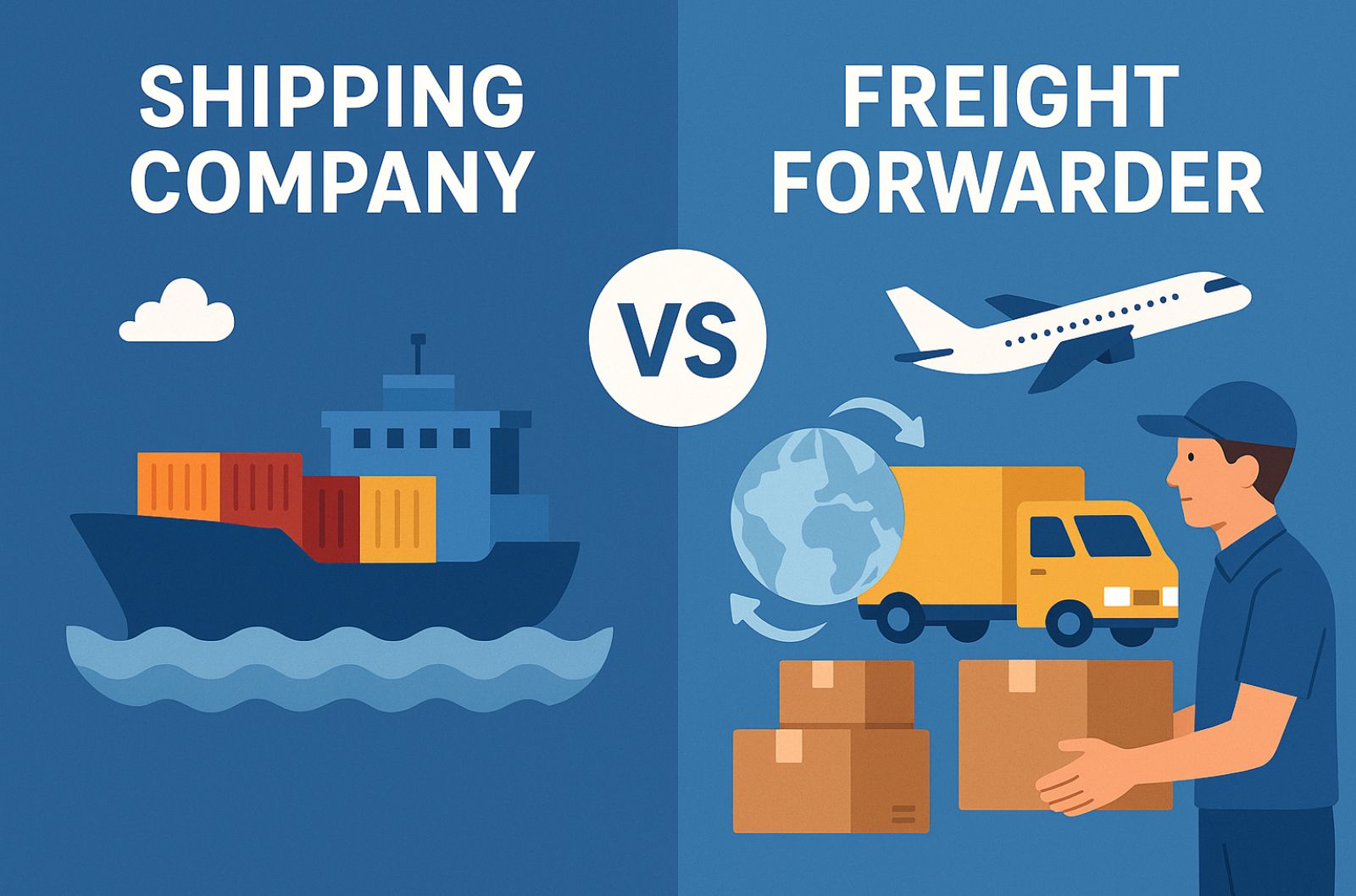 Shipping Company vs Freight Forwarder: Understanding the Key Differences