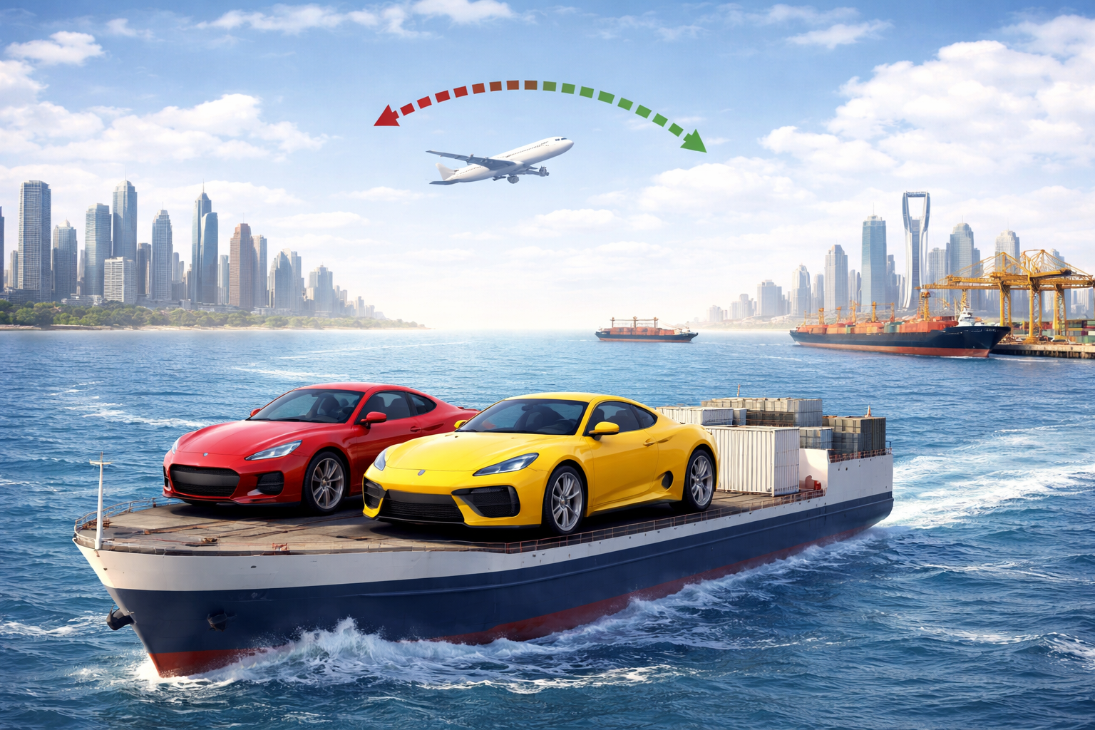 How to Transfer a Car from Qatar to Saudi Arabia