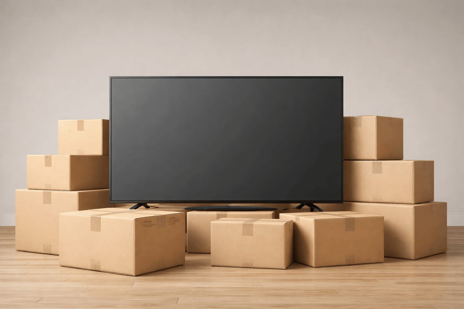 How To Pack A Large Screen TV For Moving
