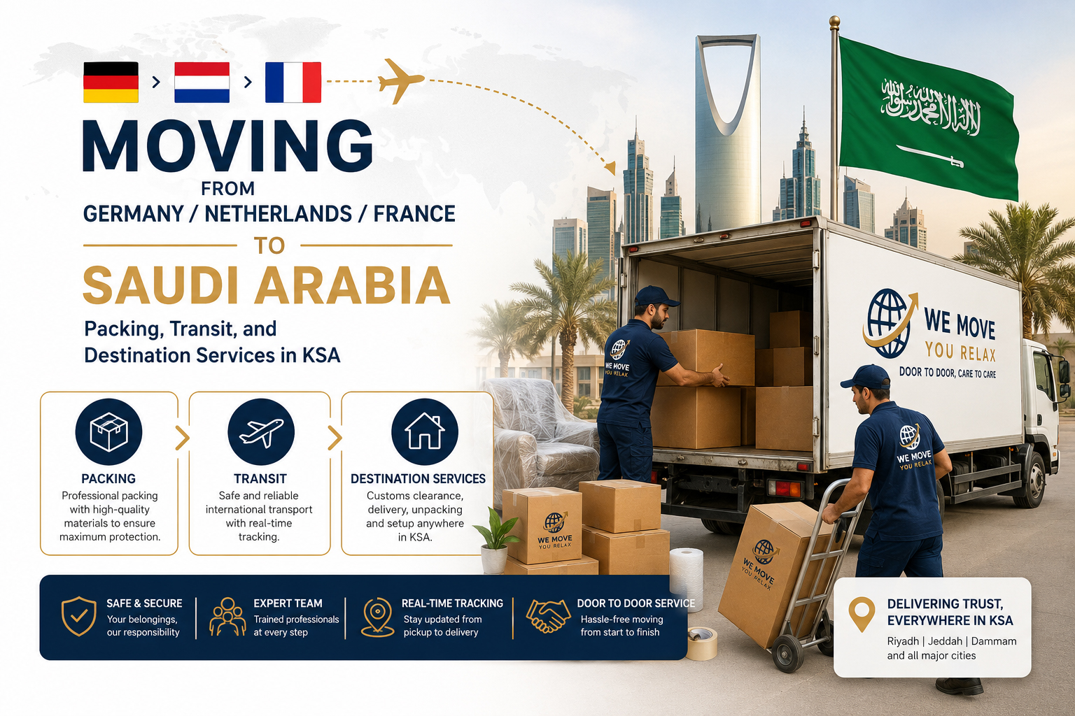 Moving from Germany/Netherlands/France to Saudi Arabia: